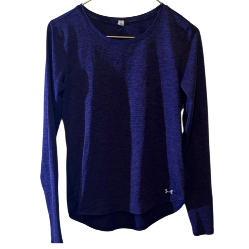 😁Under Armour Women's Dark Purple Long Sleeve Top